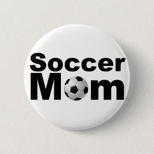 Badge Rond 5 Cm Maman de football