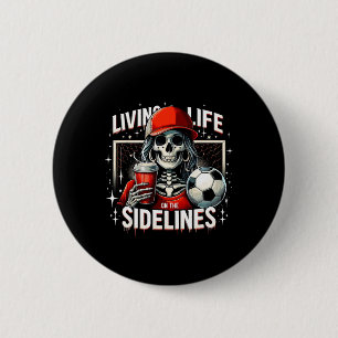 Badge Rond 5 Cm Maman de footballeuse Vie de maman en bord de touc