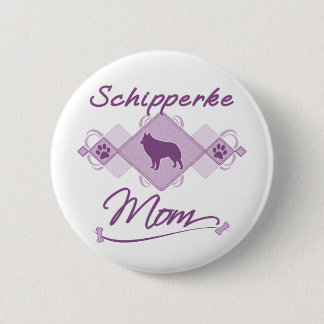 Badge Rond 5 Cm Maman de Schipperke