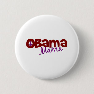 Badge Rond 5 Cm Maman d'Obama