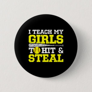 Badge Rond 5 Cm Maman Douce Papa Douce J'Apprends à Mes Filles à F