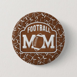 Badge Rond 5 Cm Maman du football