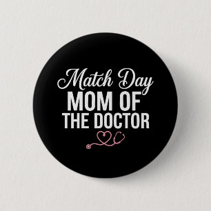 Badge Rond 5 Cm Maman du jour de l'appariement de la résidence méd