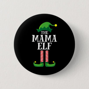 Badge Rond 5 Cm Maman Elfe Groupe de famille assorti à la fête de