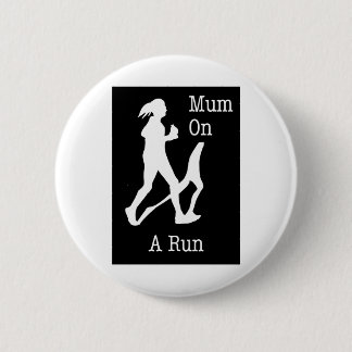 Badge Rond 5 Cm Maman en courant T-shirt cadeau cadeau cadeau cade