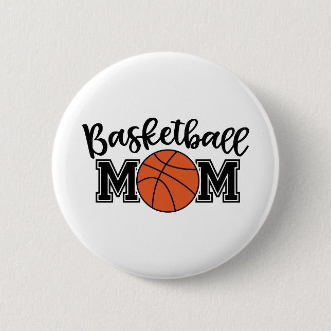 Badge Rond 5 Cm Maman Epic Basketball (Devant)