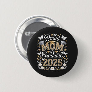 Badge Rond 5 Cm Maman fière d'un diplômé de 2026