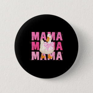 Badge Rond 5 Cm Maman oie coquette noeud maman oie drôle fête des