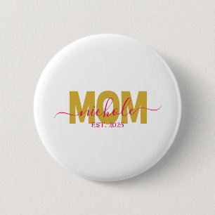 BADGE ROND 5 CM MAMAN PERSONNALISÉE À VENIR