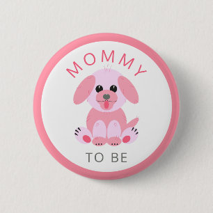 Badge Rond 5 Cm Maman Pour Être Bébé Fille Douche Nouvelle Maman R