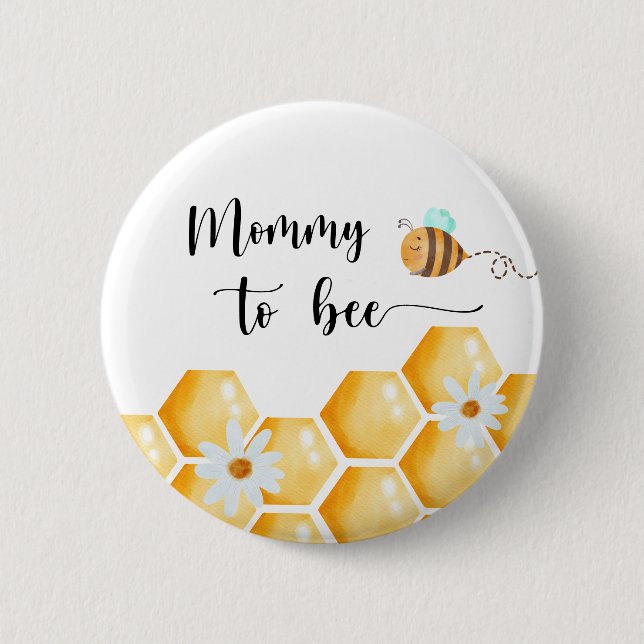 Badge Rond 5 Cm Maman to Bee (Devant)