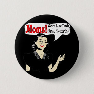Badge Rond 5 Cm Mamans futées