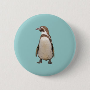 Badge Rond 5 Cm Manchot