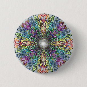 Badge Rond 5 Cm Mandala