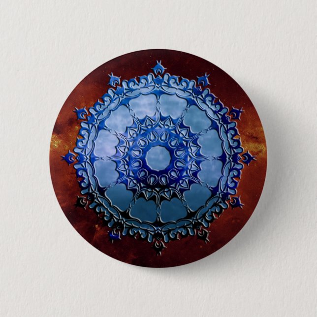 Badge Rond 5 Cm Mandala celtique (Devant)