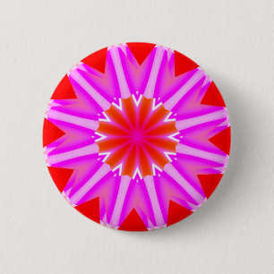 Badge Rond 5 Cm Mandala fractal - 04