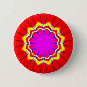 Badge Rond 5 Cm Mandala fractal - 15