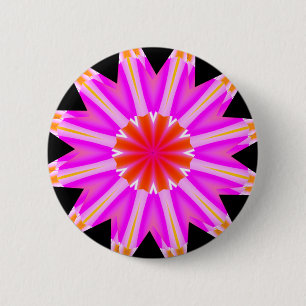 Badge Rond 5 Cm Mandala fractal - 23