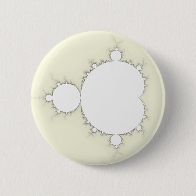 Badge Rond 5 Cm Mandelbrot a placé 09 - fractale (Devant)
