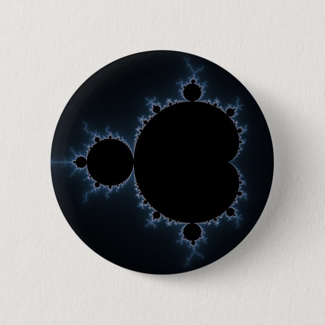 Badge Rond 5 Cm Mandelbrot Set 07 - Fractal (Devant)