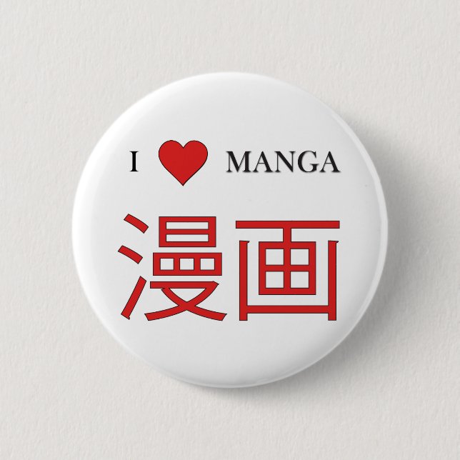 Badge Rond 5 Cm Manga (Devant)