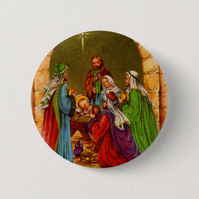 Badge Rond 5 Cm Manger (Devant)