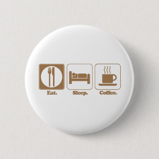 Badge Rond 5 Cm manger du café