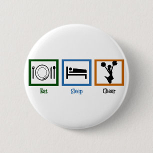 Badge Rond 5 Cm Mangez la chevelure du sommeil