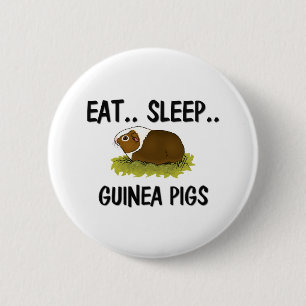 Badge Rond 5 Cm Mangez les COBAYES de sommeil