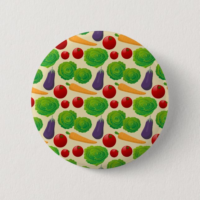 Badge Rond 5 Cm Mangez vos légumes (Devant)