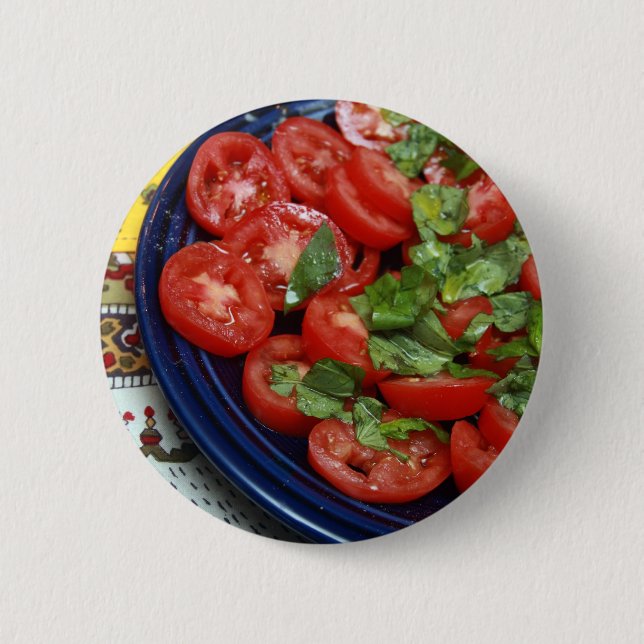 Badge Rond 5 Cm Mangia ! (Devant)
