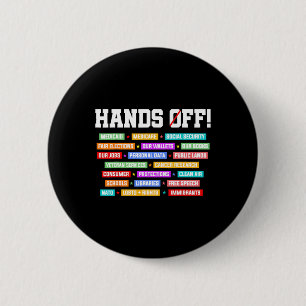 Badge Rond 5 Cm Manifestation contre la sécurité sociale contre M
