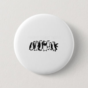 Badge Rond 5 Cm Manifestation de pingouins contre les tarifs douan