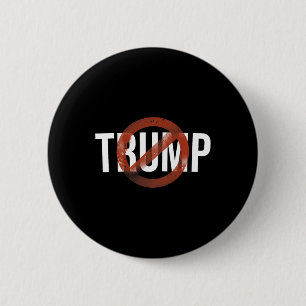 Badge Rond 5 Cm Manifestation de protestation contre Trump, pas mo