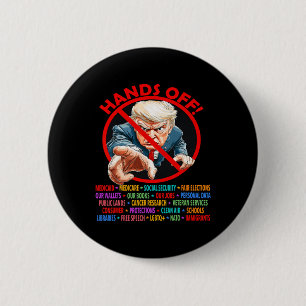 Badge Rond 5 Cm Manifestation Mains Hors Les Mains Résistez À L'An