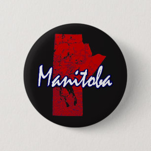 Badge Rond 5 Cm Manitoba