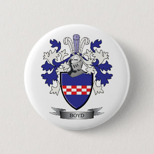 Badge Rond 5 Cm Manteau de crête de famille de Boyd des bras