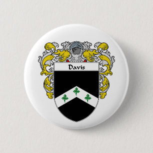 Badge Rond 5 Cm Manteau de Davis des bras (enveloppés)