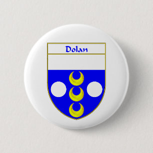 Badge Rond 5 Cm Manteau de Dolan des bras/de crête de famille