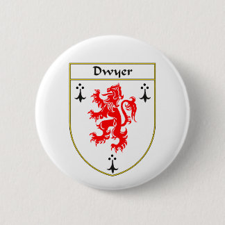 Badge Rond 5 Cm Manteau de Dwyer des bras/de crête de famille