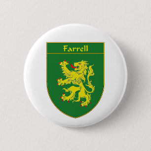 Badge Rond 5 Cm Manteau de Farrell des bras/de crête de famille