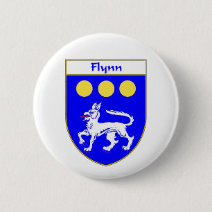 Badge Rond 5 Cm Manteau de Flynn des bras/de crête de famille