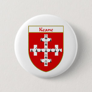 Badge Rond 5 Cm Manteau de Keane des bras/de crête de famille