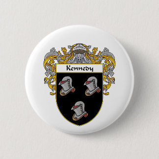 Badge Rond 5 Cm Manteau de Kennedy des bras (enveloppés)