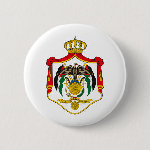 Badge Rond 5 Cm Manteau de la Jordanie des bras