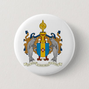 Badge Rond 5 Cm Manteau de la Madère (Portugal) des bras