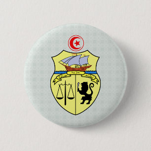 Badge Rond 5 Cm Manteau de la Tunisie de détail de bras