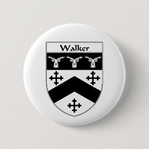 Badge Rond 5 Cm Manteau de marcheur des bras/de crête de famille
