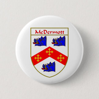 Badge Rond 5 Cm Manteau de McDermott des bras/de crête de famille