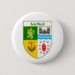 Badge Rond 5 Cm Manteau de McNeil des bras/de crête de famille